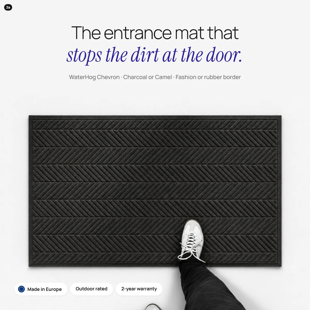 WaterHog® Chevron Buitenmat