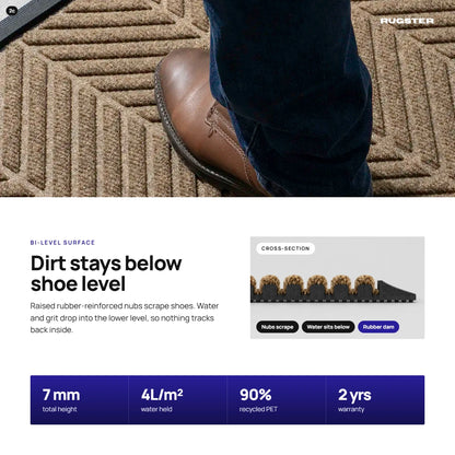 WaterHog® Chevron Buitenmat