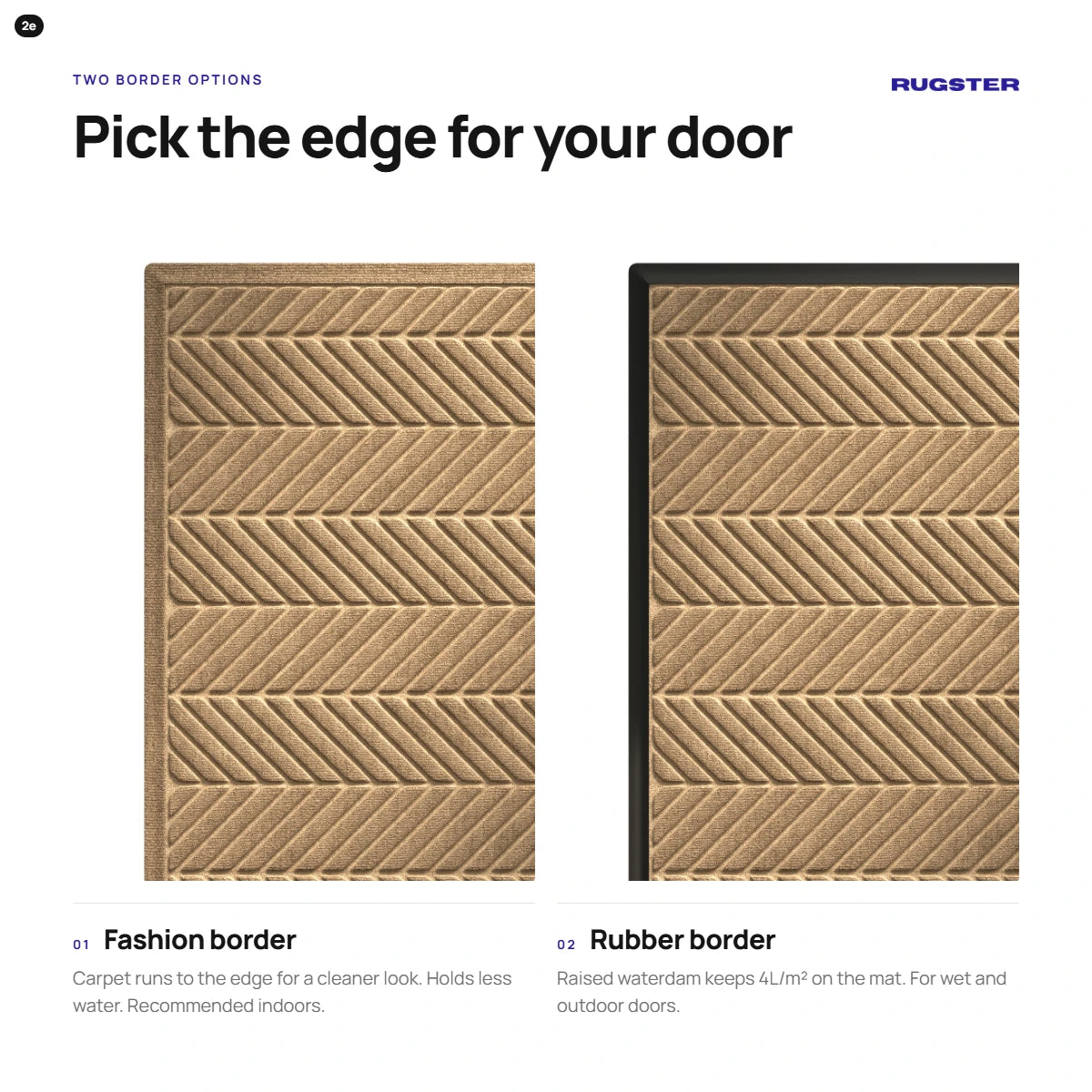 WaterHog® Chevron Buitenmat