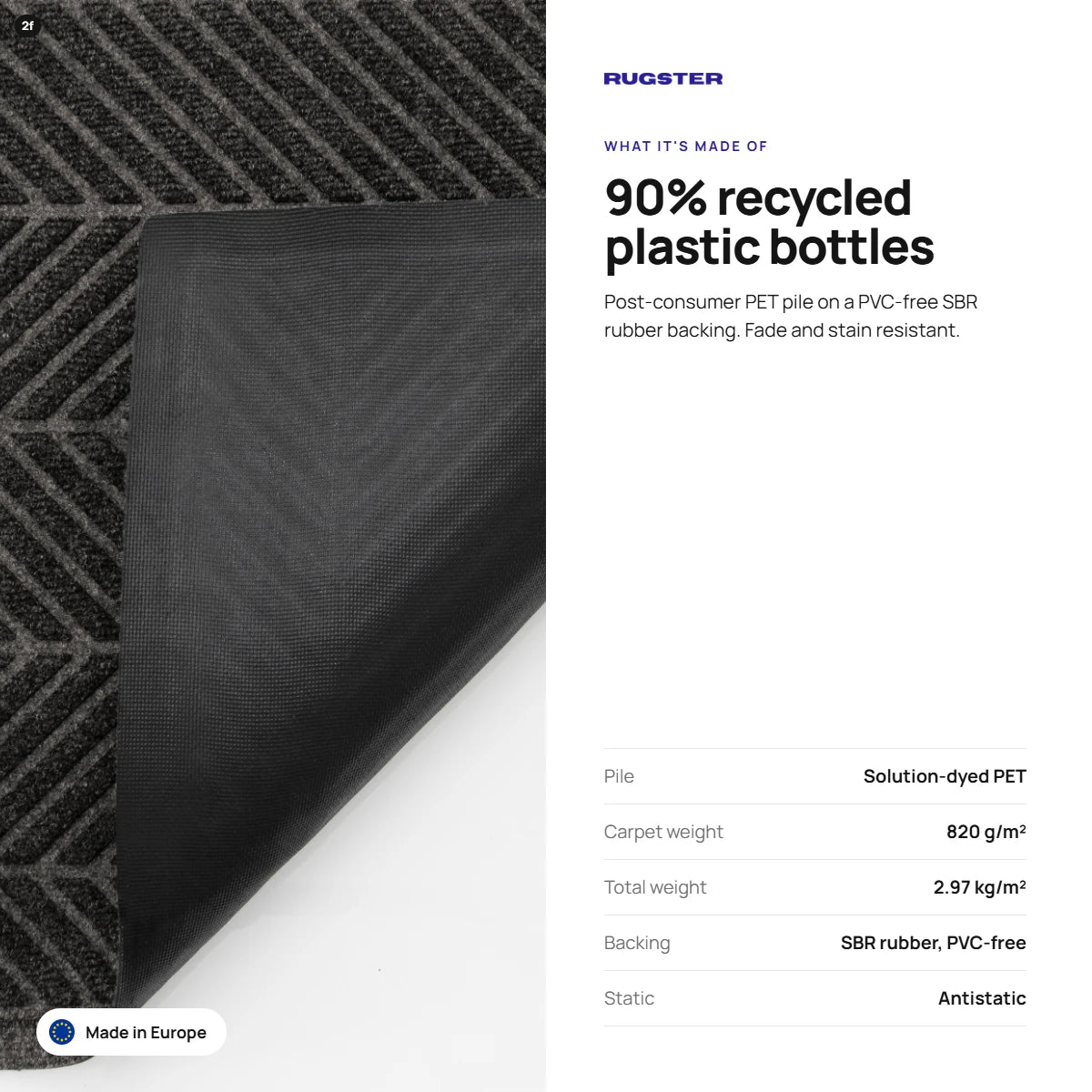 WaterHog® Chevron Buitenmat