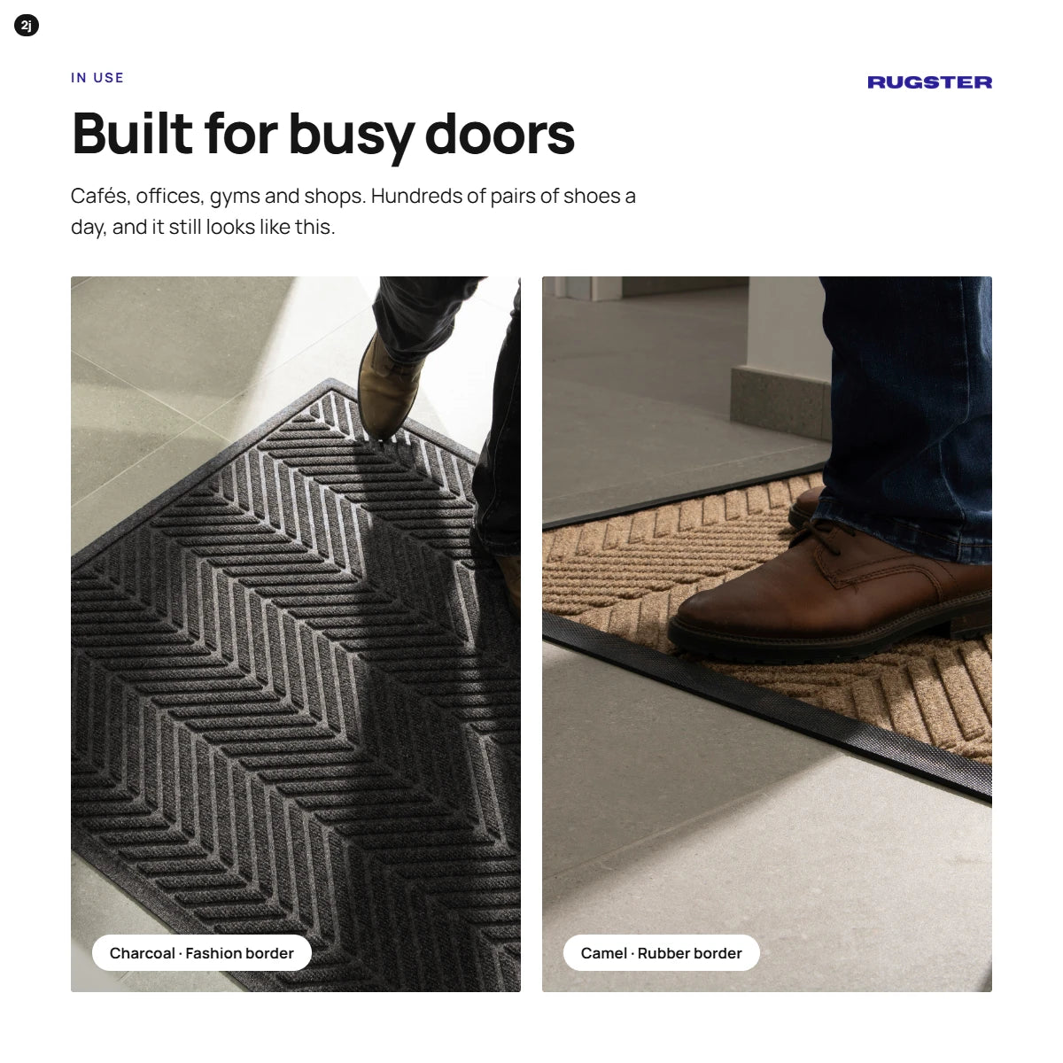 WaterHog® Chevron Buitenmat