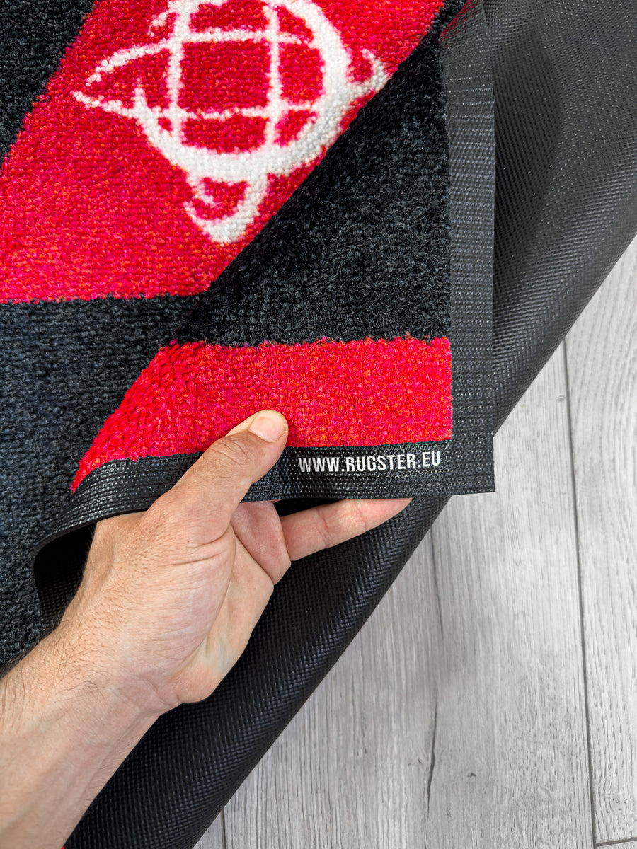 Close-up of the mat pile texture