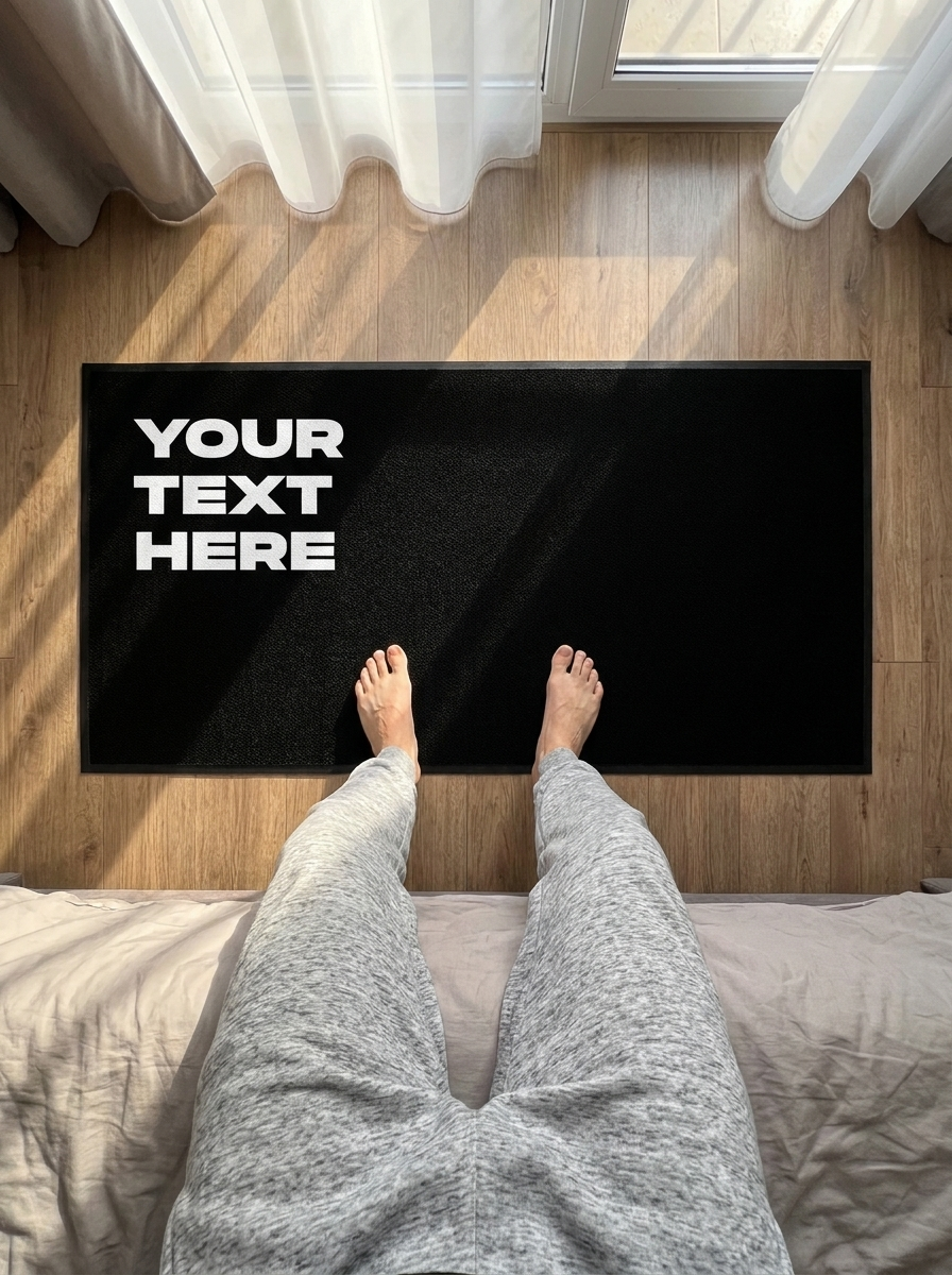 Custom Text Indoor Mat