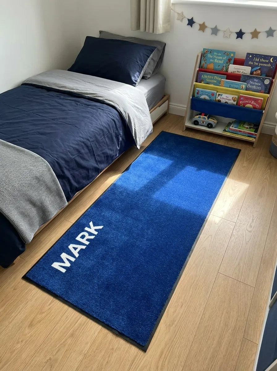 Custom Text Kids Room Mat